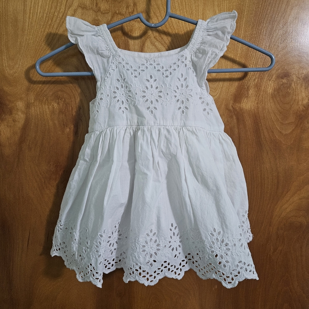 White Eyelet Dress